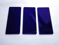 蘭色鈷玻璃、蘭片玻璃